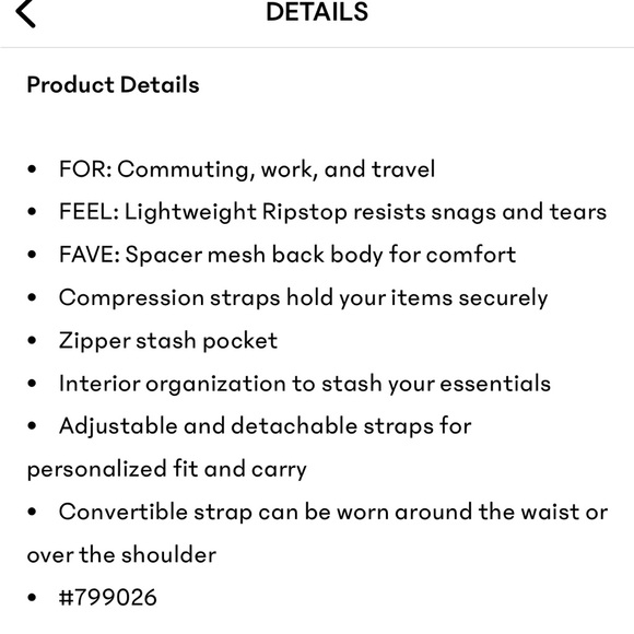 Athleta Excursion Large Belt Bag - Picture 4 of 5